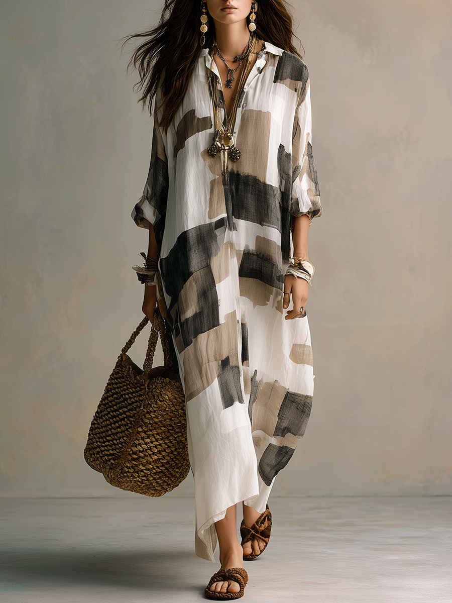 Boho | Effortless Printed Maxi Dress