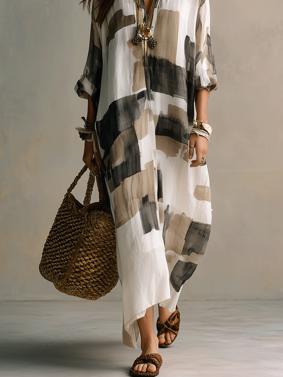 Boho | Effortless Printed Maxi Dress