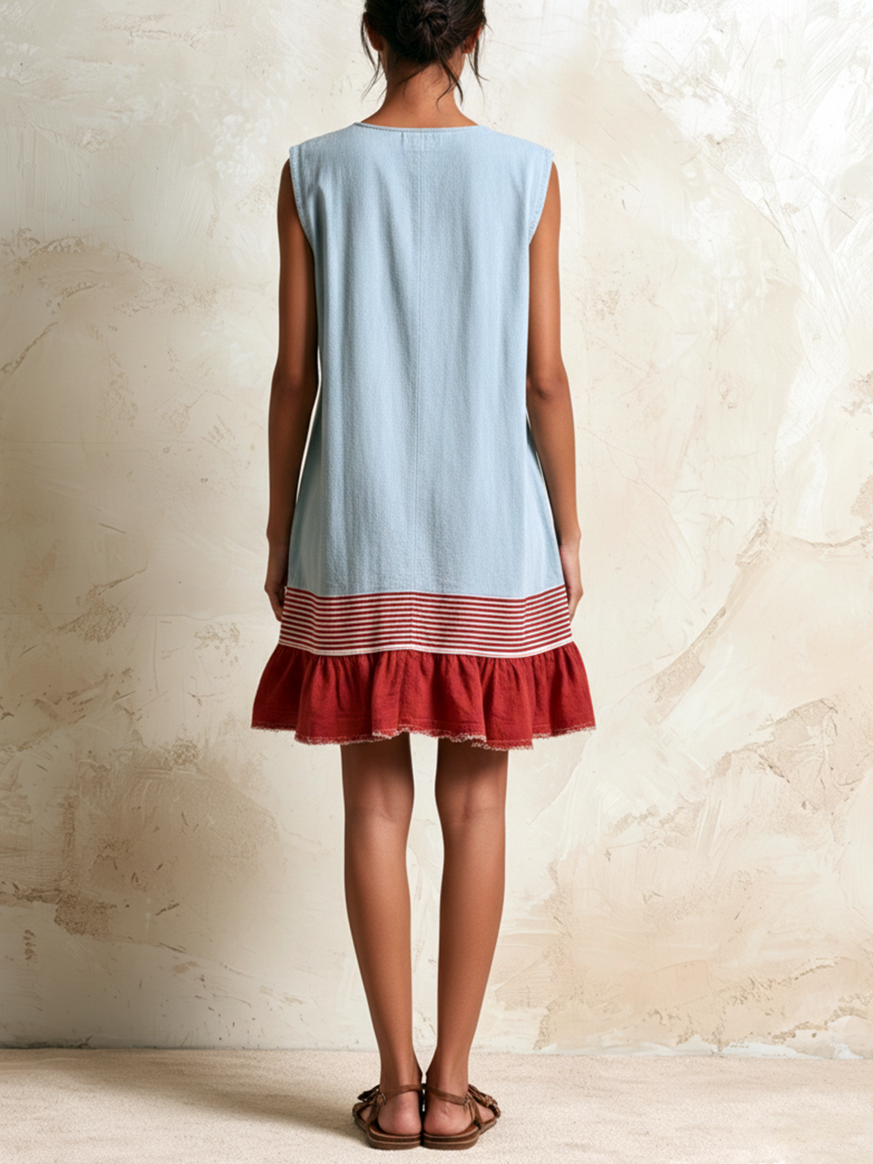 Hazel | Ruffle Hem Tunic Dress