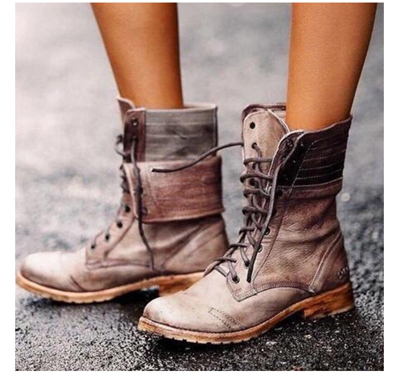 Rowena | Women’s Vintage Lace-Up Boots