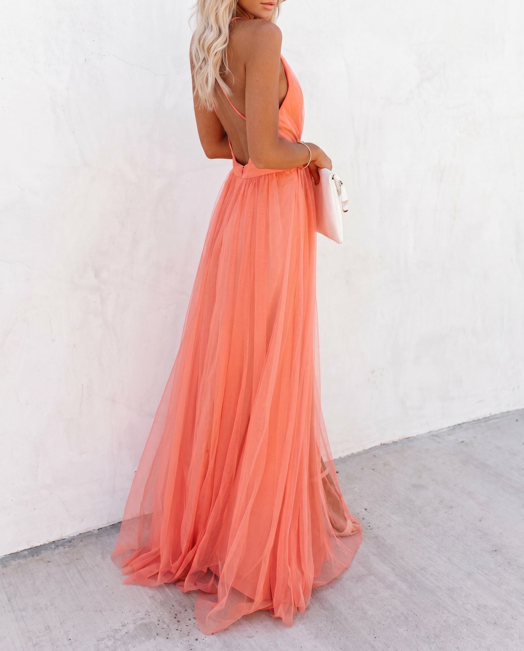 CORAL | Sunset Maxi Dress