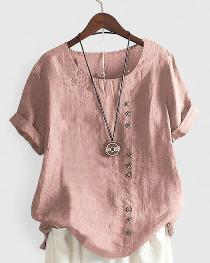 Elisavie | Short Sleeve Blouse
