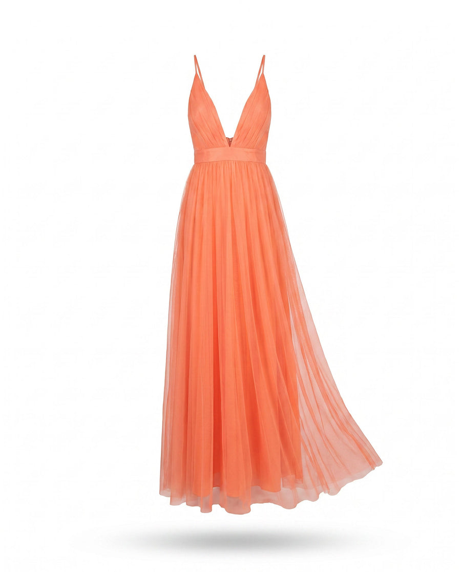 CORAL | Sunset Maxi Dress