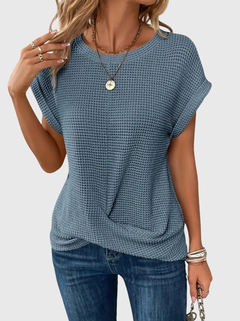 Isa | Crew Neck Blouse