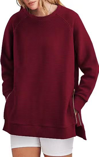 Kelly | Side Zipper Oversized Sweatshirt
