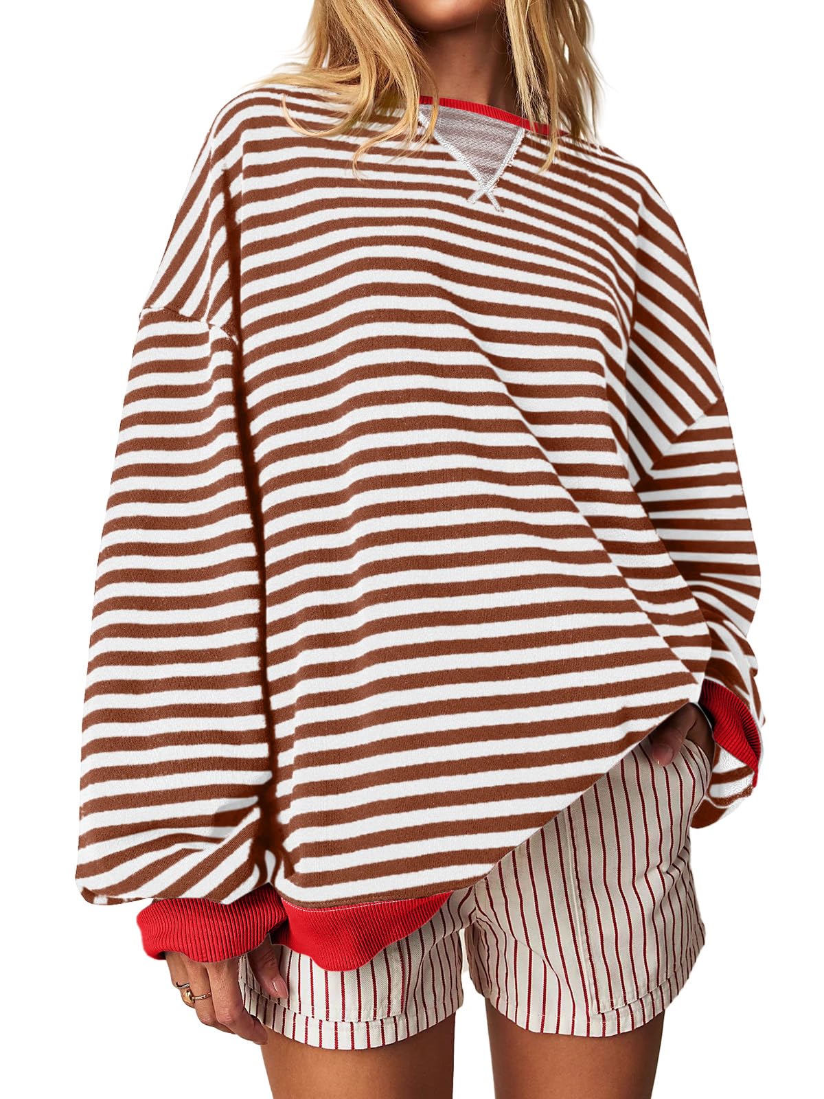 Janice | Striped Oversized Sweatshirt