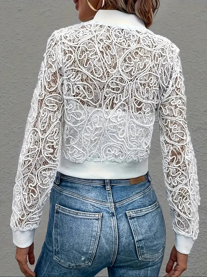 Camille™ | Elegant Lace Jacket