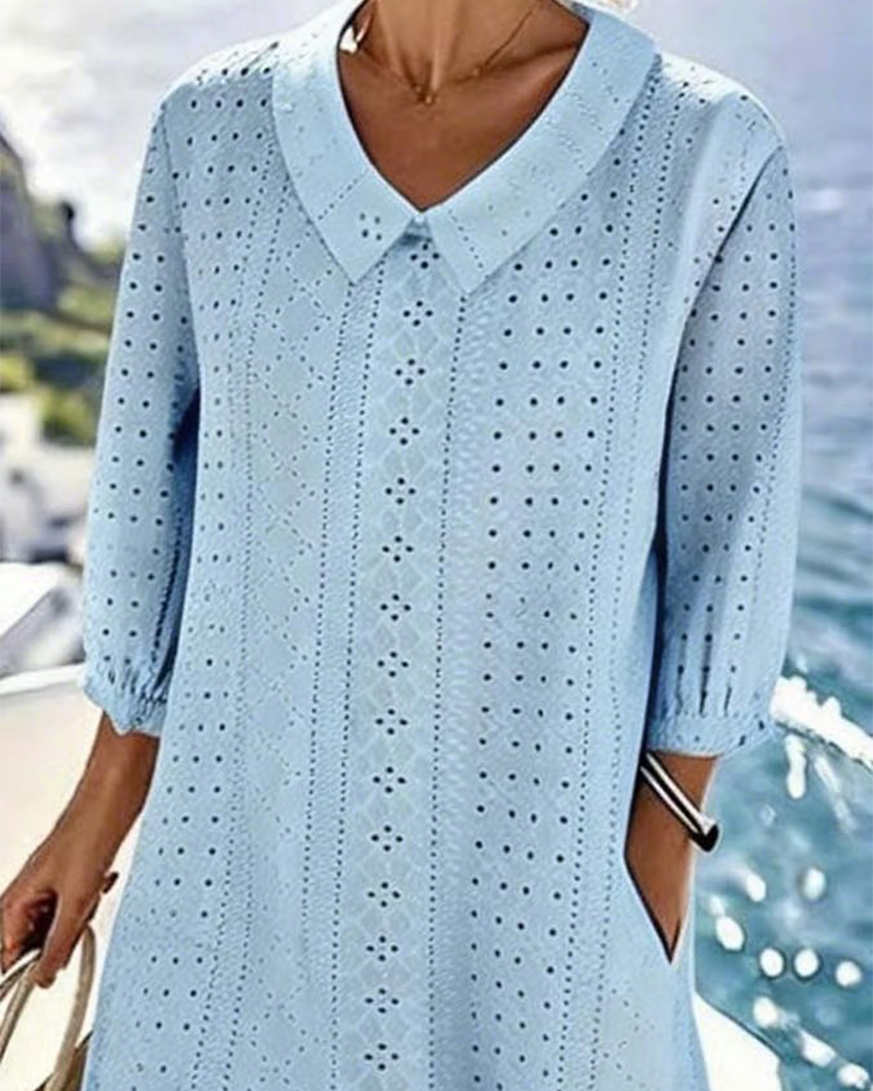 HAZEL – COASTAL GRACE MIDI DRESS