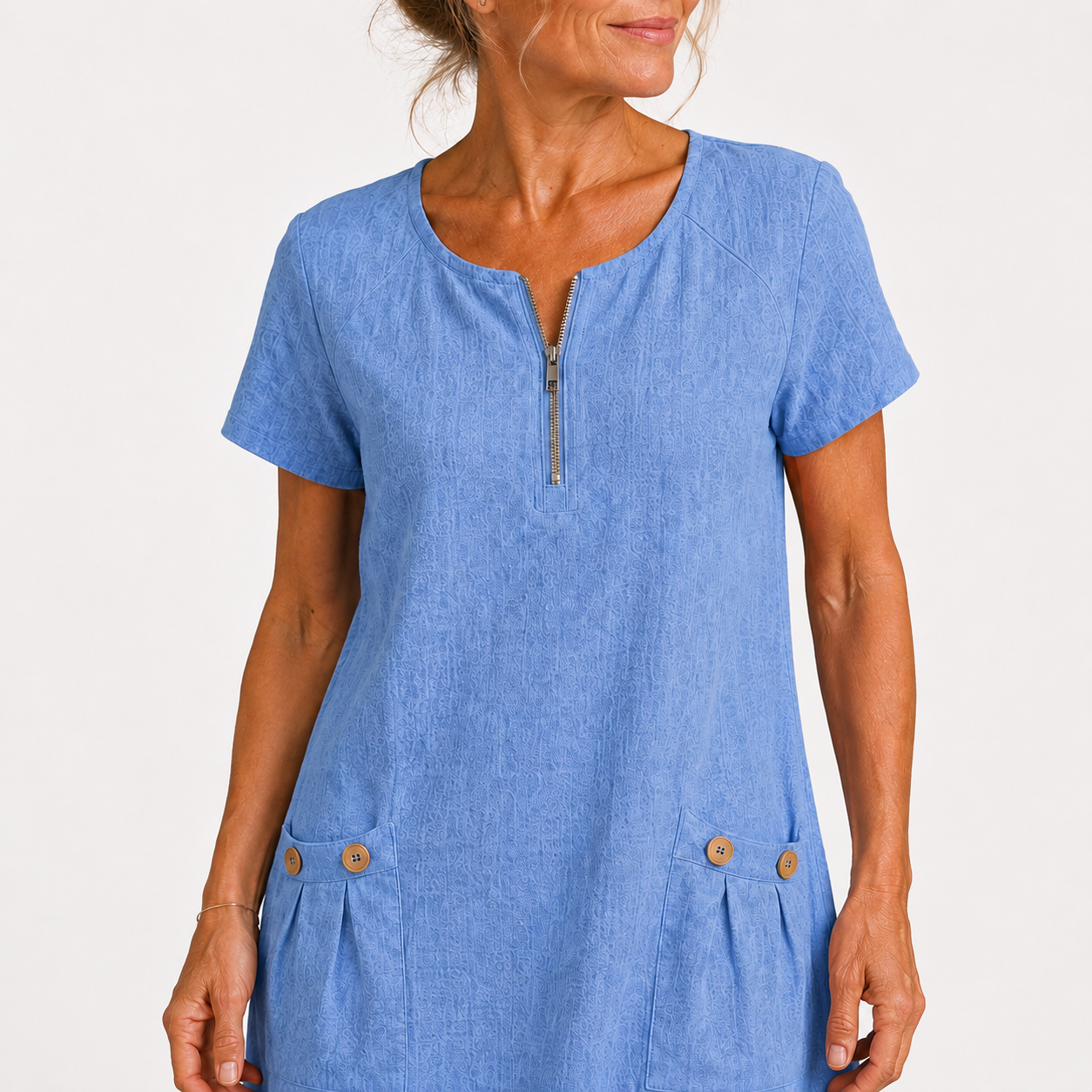 Eliana | Casual Cotton & Linen Dress