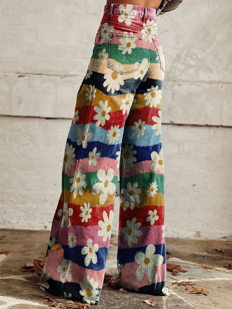 Léon | Elegant Floral Trousers