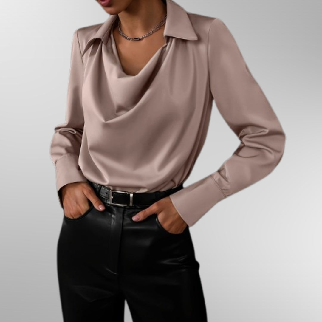 Violet | Satin Blouse