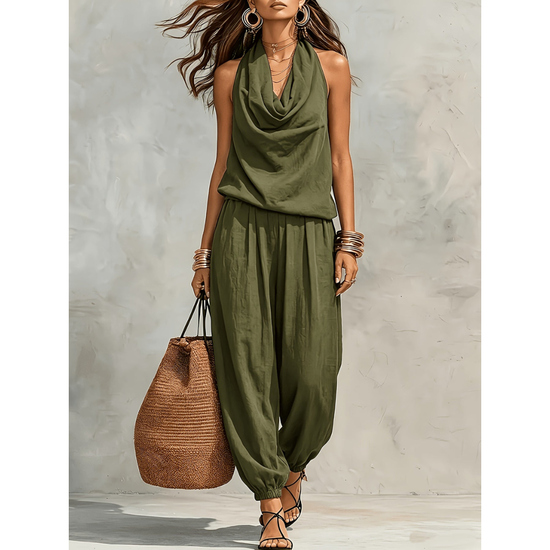 Linda - Breathable Linen 2-Piece Set