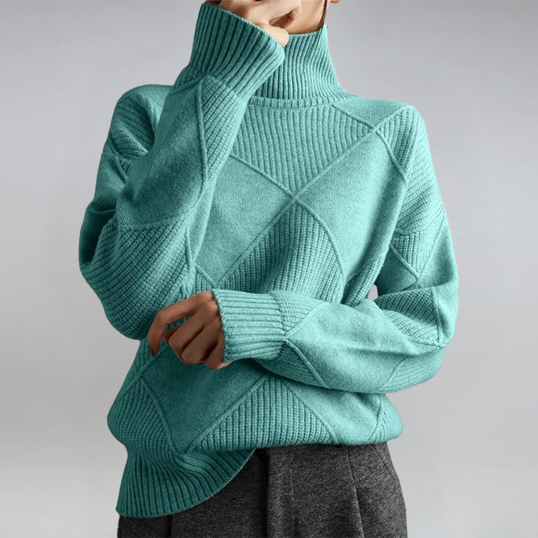 Lauren | Luxe Cashmere Turtleneck Sweater