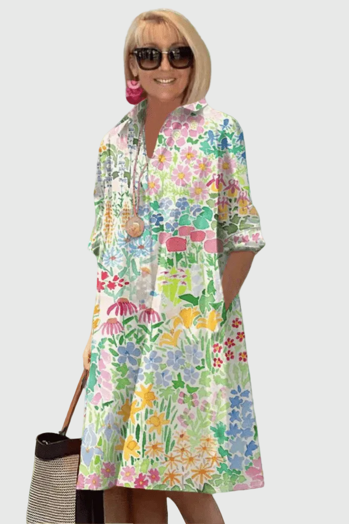 Grace | Summer Floral Midi Dress