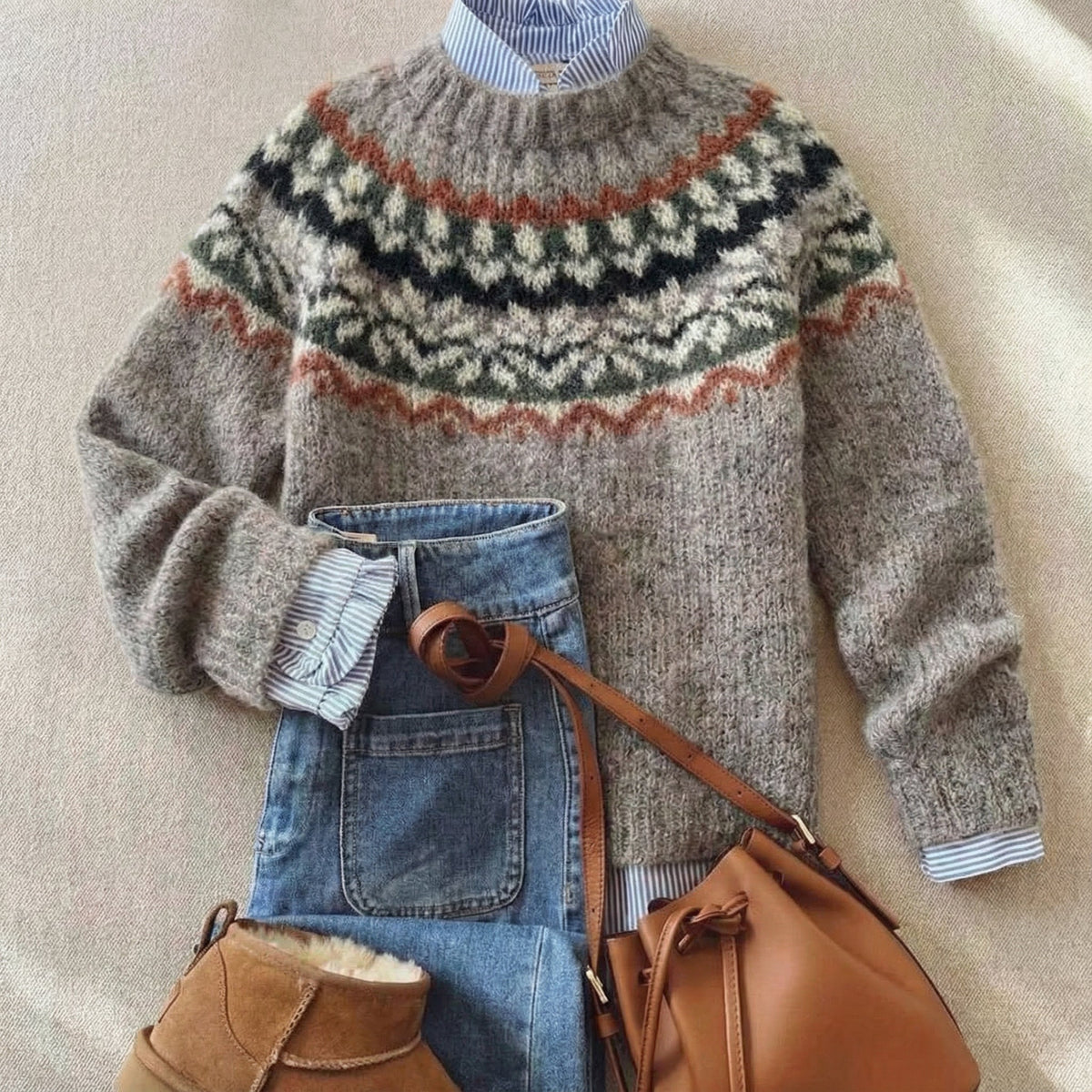 Nancy™ | Classic Vintage Knit Sweater