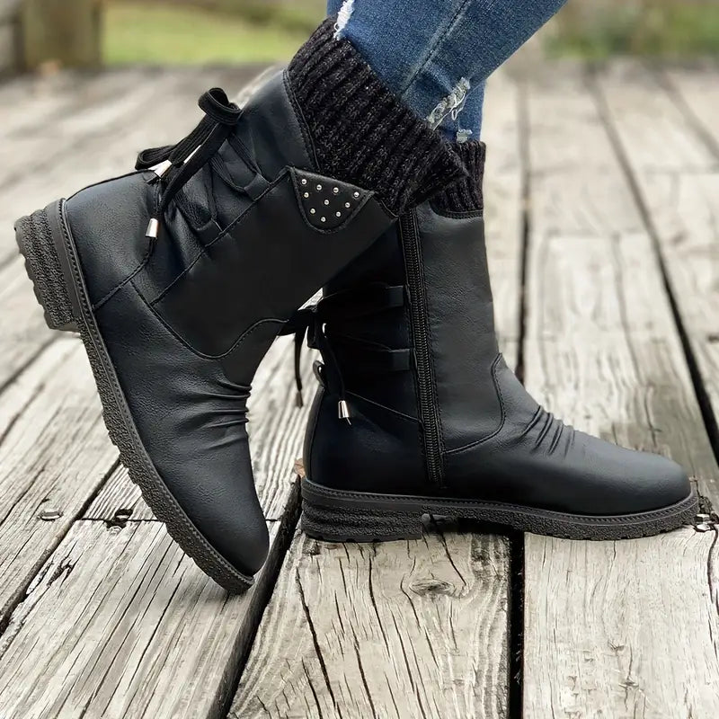 Women’s Retro Black Chelsea Boots