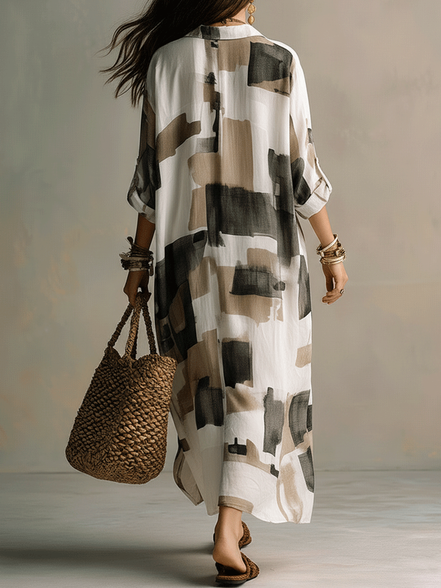 Boho | Effortless Printed Maxi Dress
