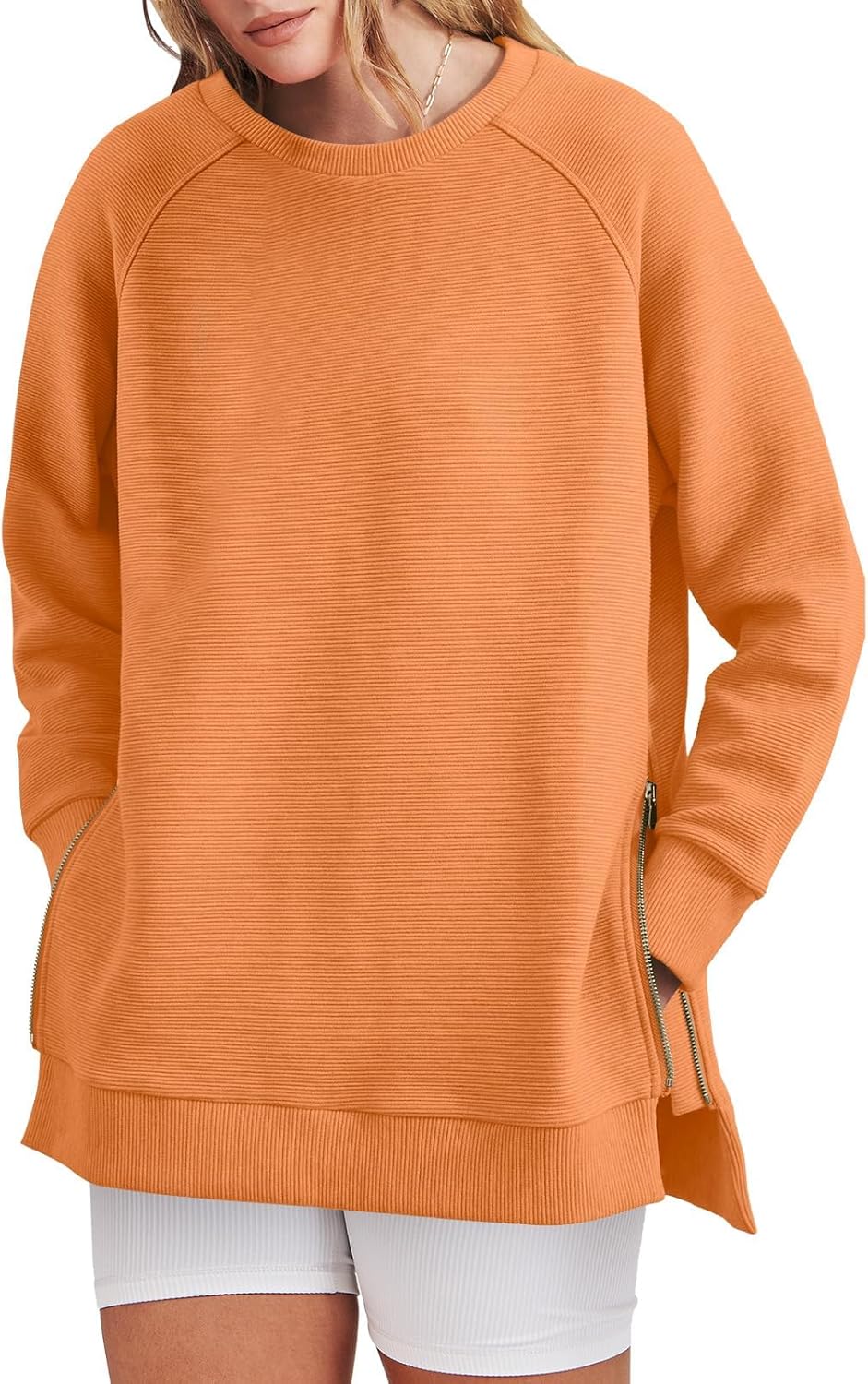 Kelly | Side Zipper Oversized Sweatshirt