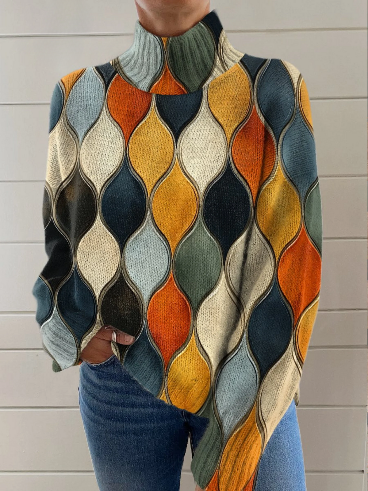 Anna | Abstract Pattern Wavy Lines and