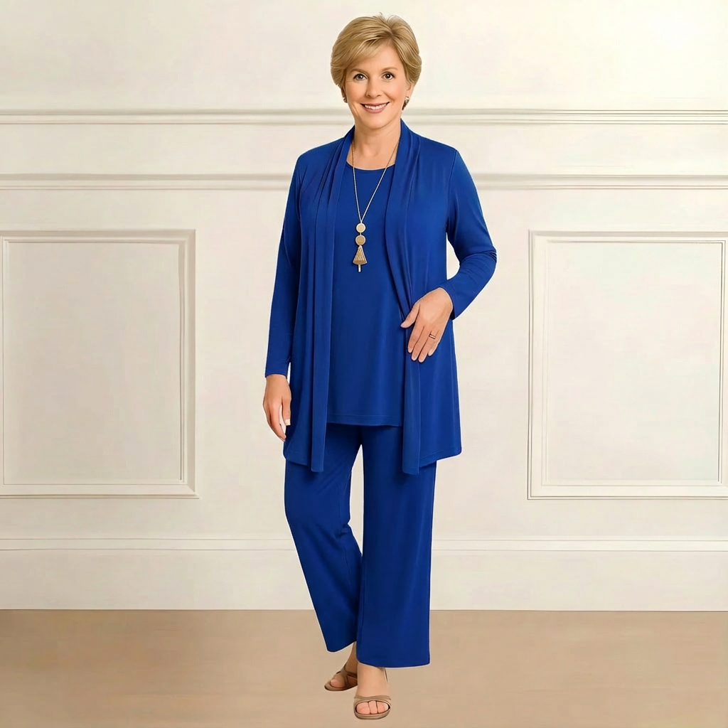 Barbara Cardigan, Top & Pants Set
