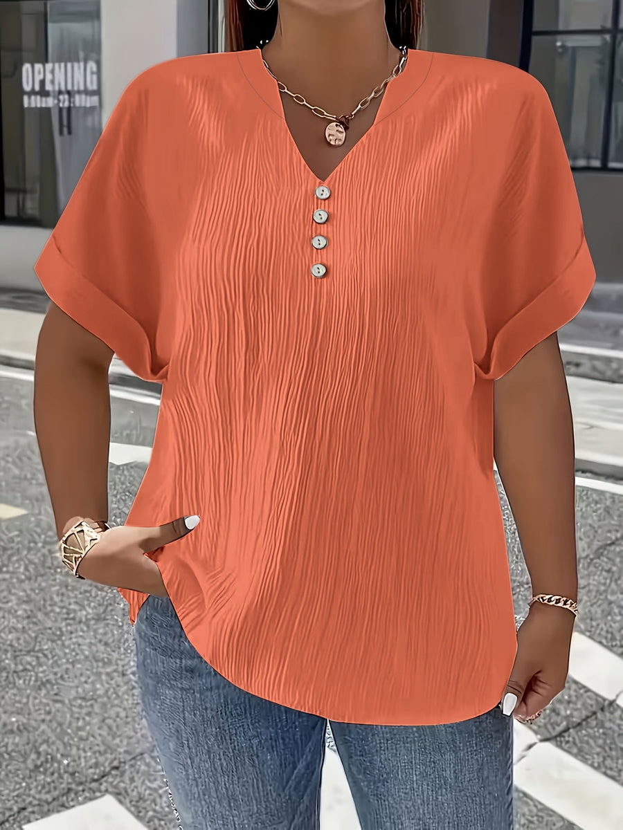 Charlotte™ | Elegant V-Neck Blouse for Everyday Confidence