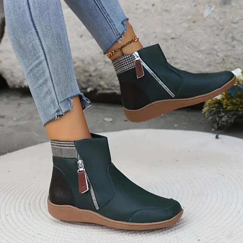 Women’s Side-Zip Winter Ankle Boots