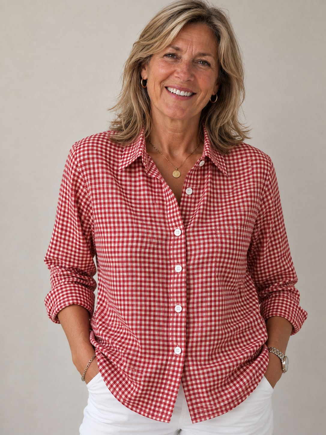 Checkered Button Shirt
