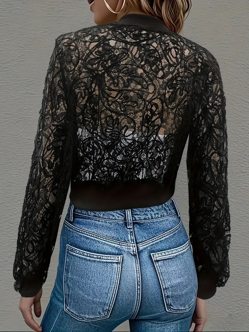 Camille™ | Elegant Lace Jacket