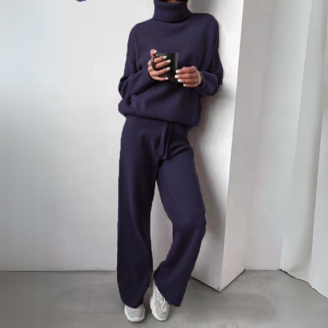 LUXARA™ - Elegant Turtleneck Set