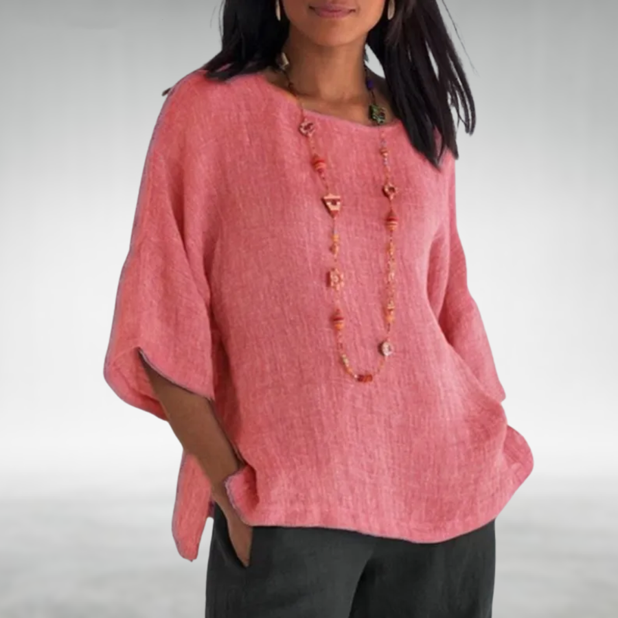 Claudette Boat-Neck Tunic