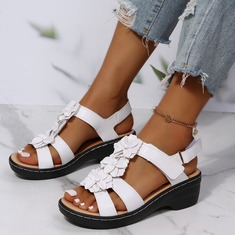 Orthopedic Sandals - Burgundy