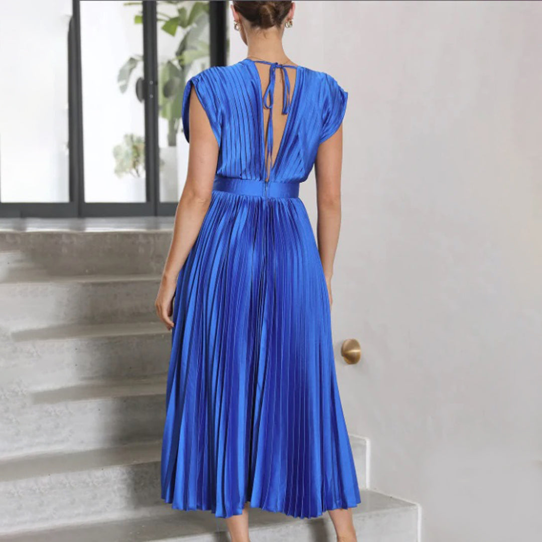 Timeless Pleated Midi Dress
