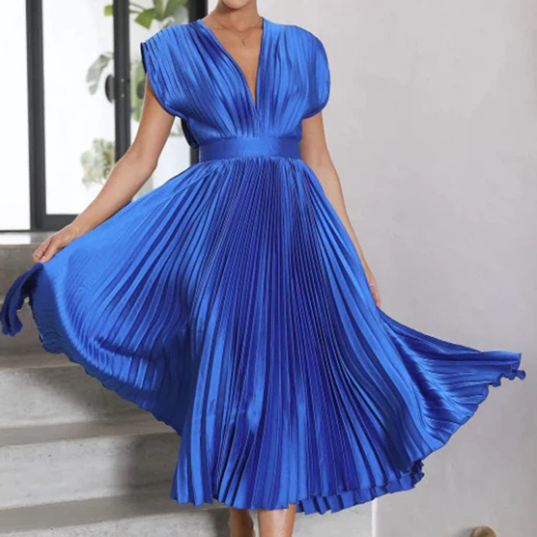 Timeless Pleated Midi Dress