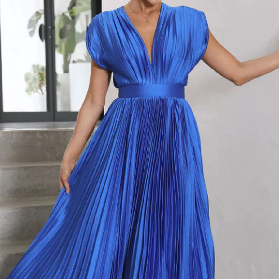 Timeless Pleated Midi Dress