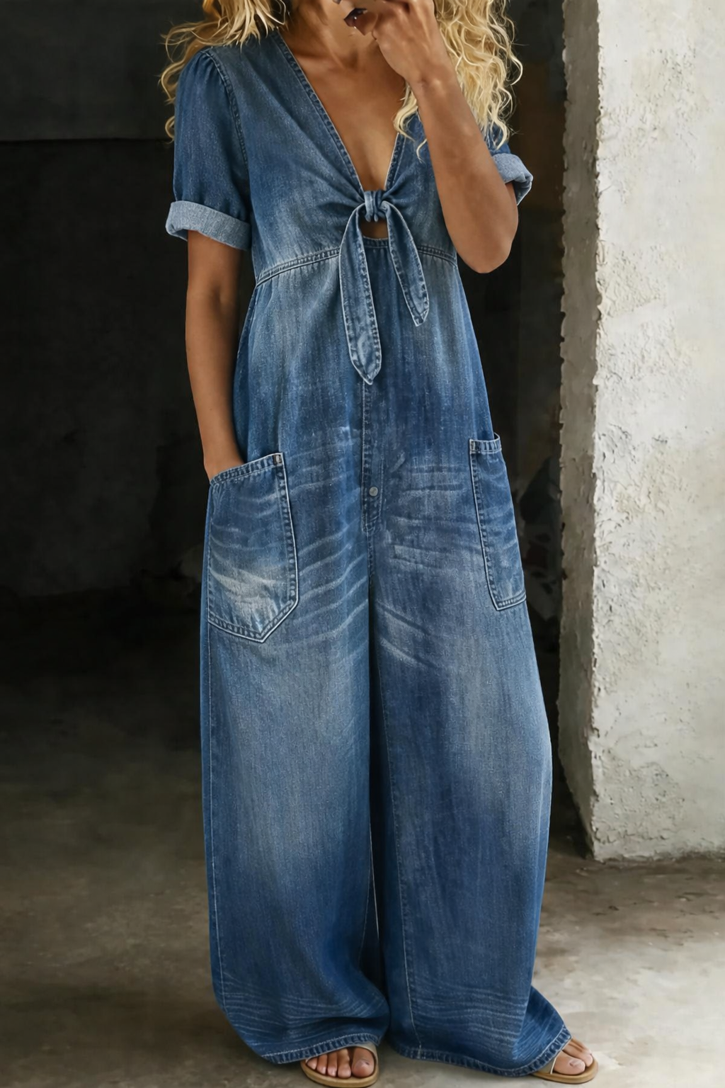 Aurora | Relaxed Wide-Leg Jumpsuit