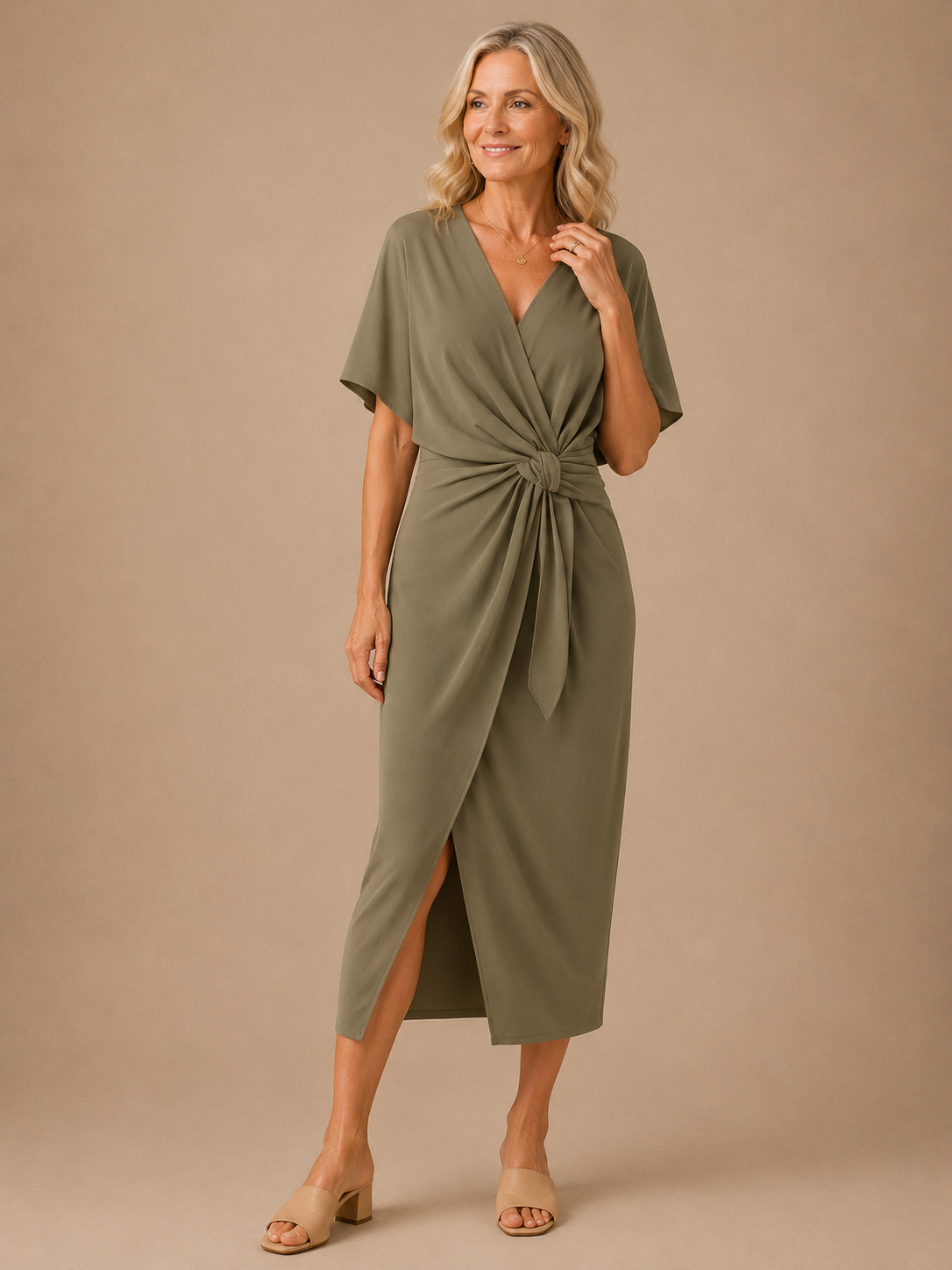Sarah | Elegant Midi Dress