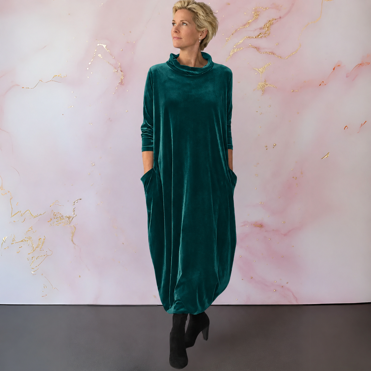 Leona | Velvet Maxi Dress