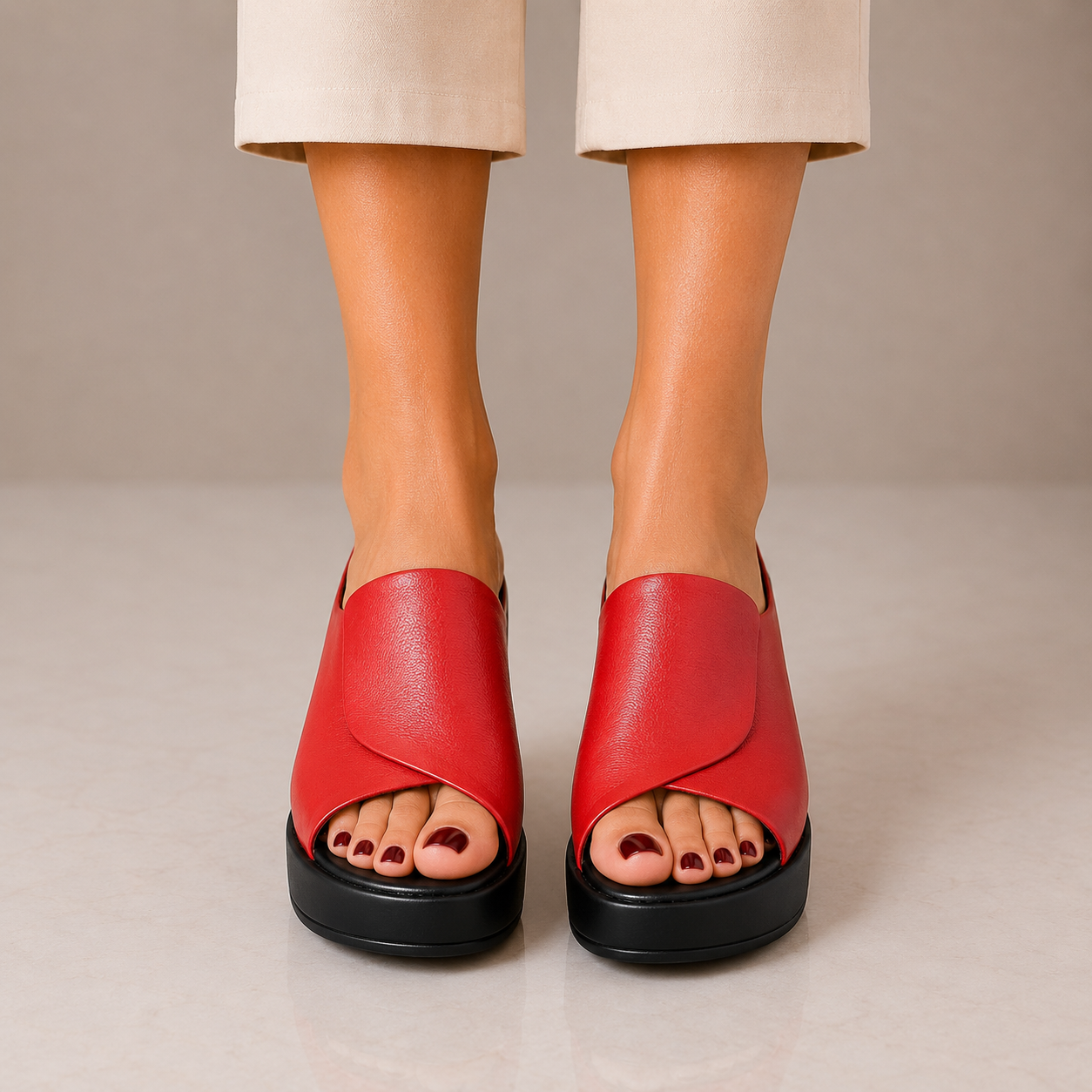 Eliza | Orthopedic Slip-on Wedge Sandals
