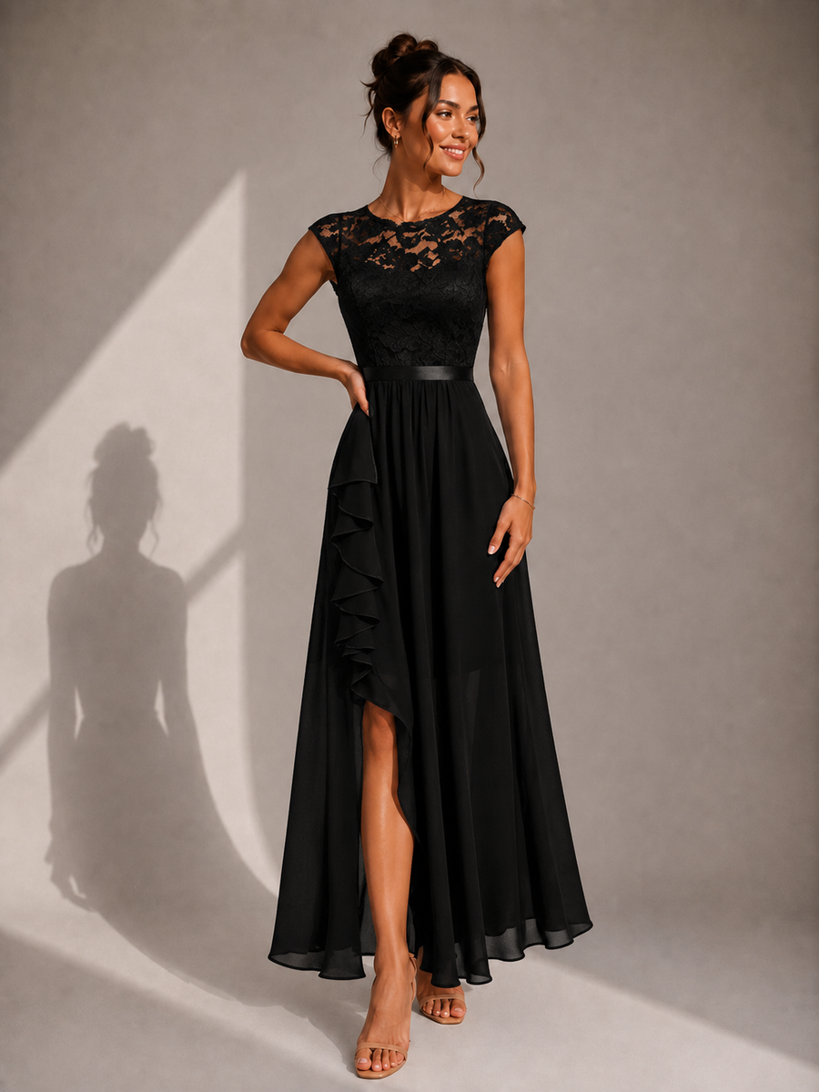 JUSTYNA | ELEGANT LACE MAXI DRESS FOR WOMEN