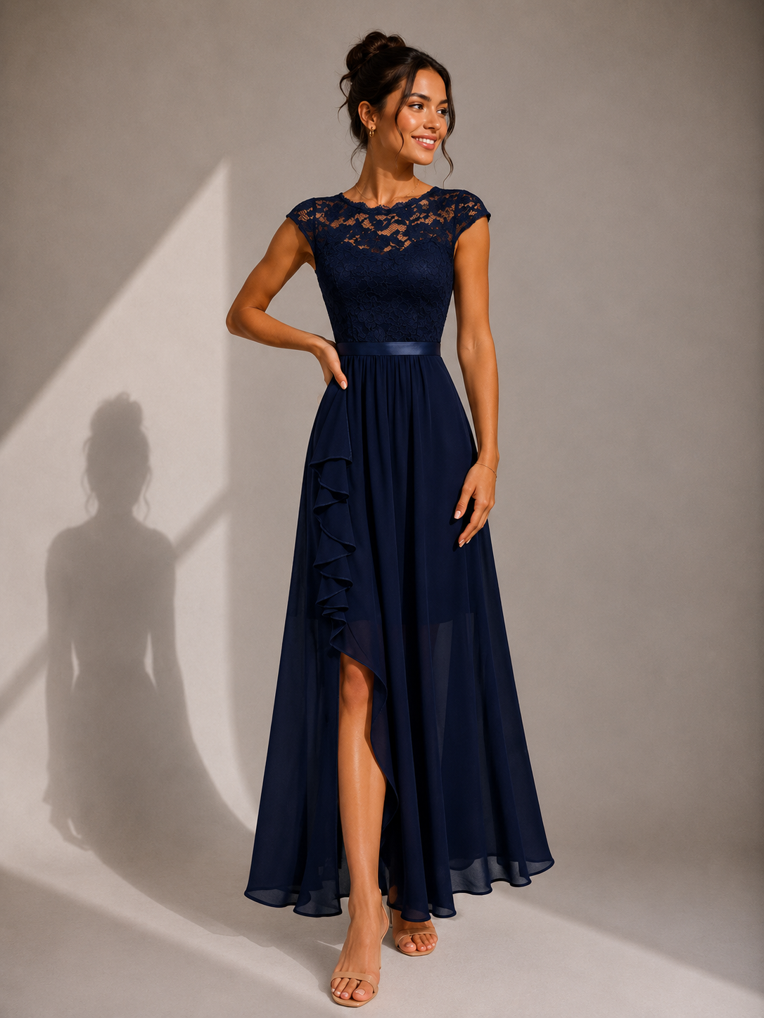 JUSTYNA | ELEGANT LACE MAXI DRESS FOR WOMEN
