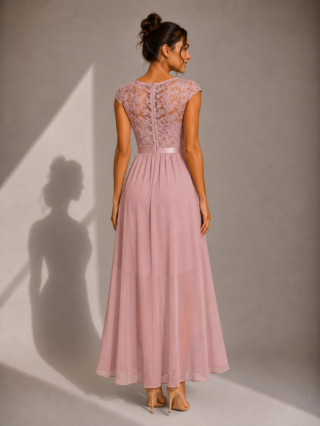 JUSTYNA | ELEGANT LACE MAXI DRESS FOR WOMEN