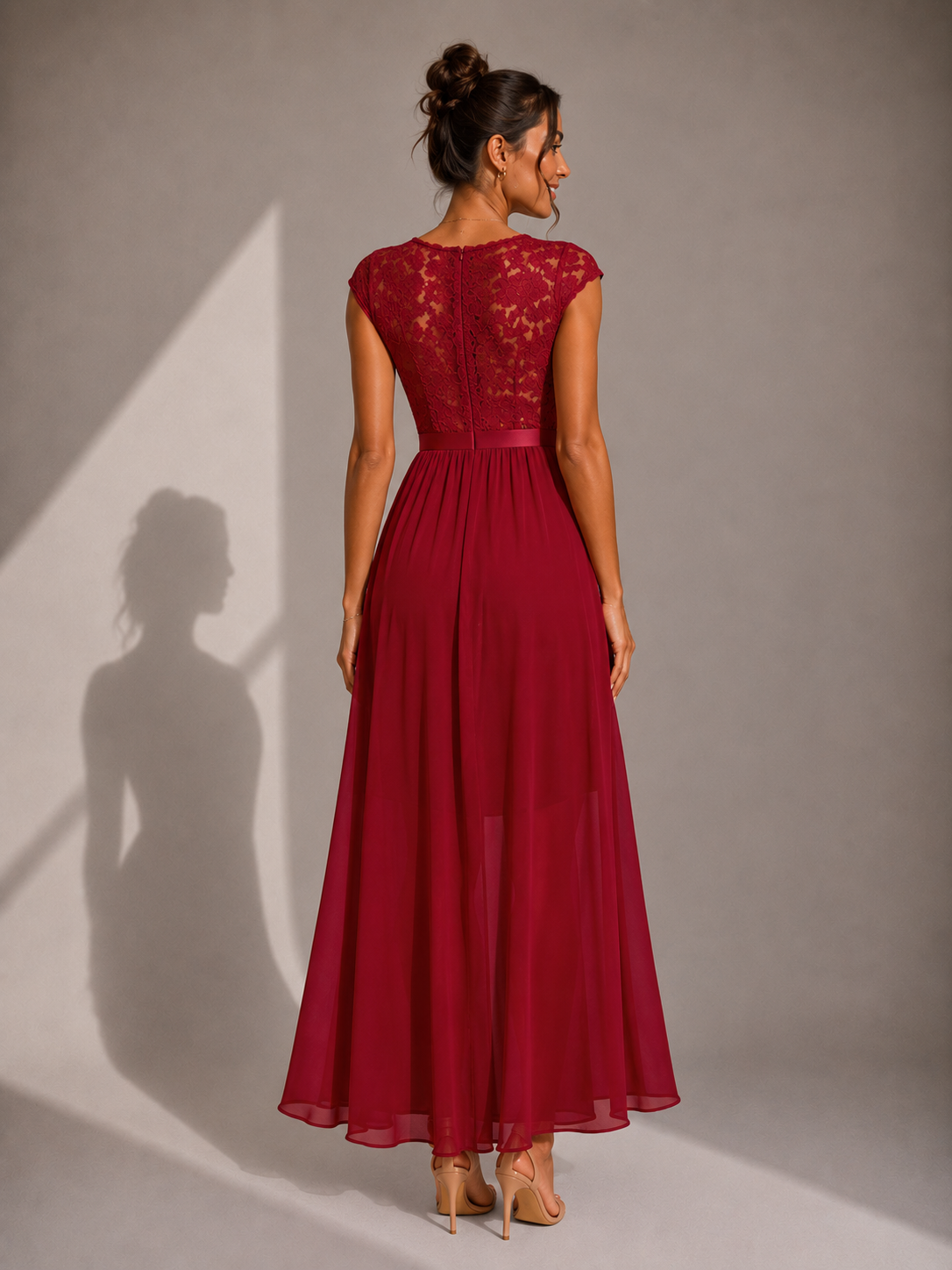 JUSTYNA | ELEGANT LACE MAXI DRESS FOR WOMEN