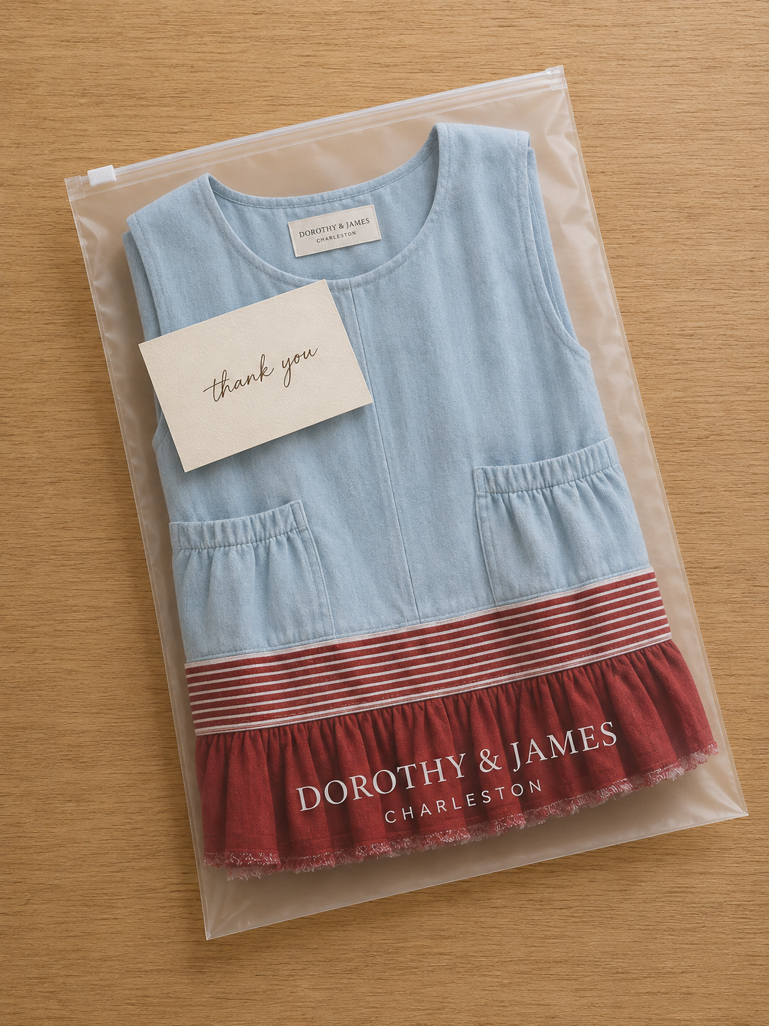Hazel™ Ruffle Hem Tunic Dress