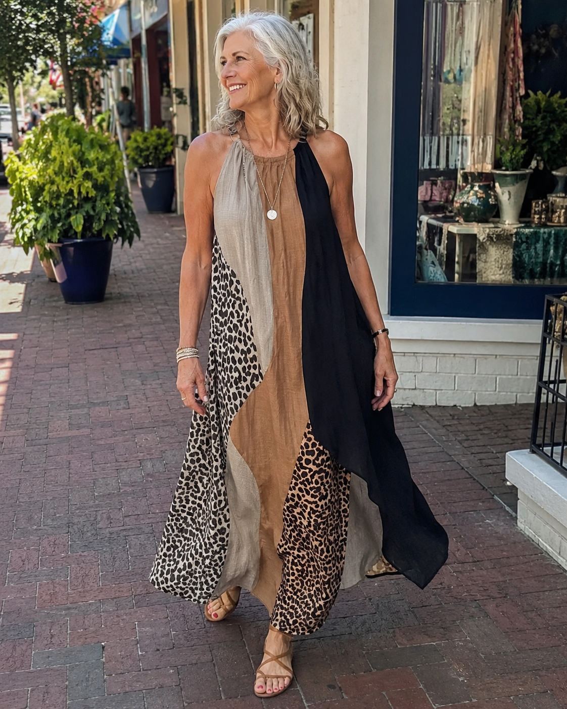 LUCIA | Maxi Halter Dress