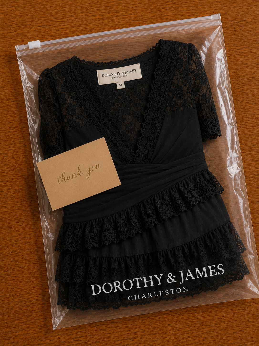 Sabrina | Mini Lace Dress with Ruffles