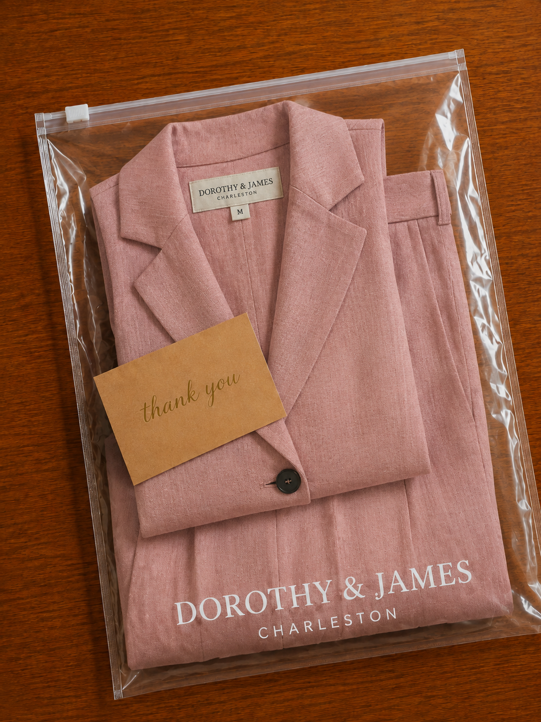 Women's Two-Piece Set with V-Neck and Buttons