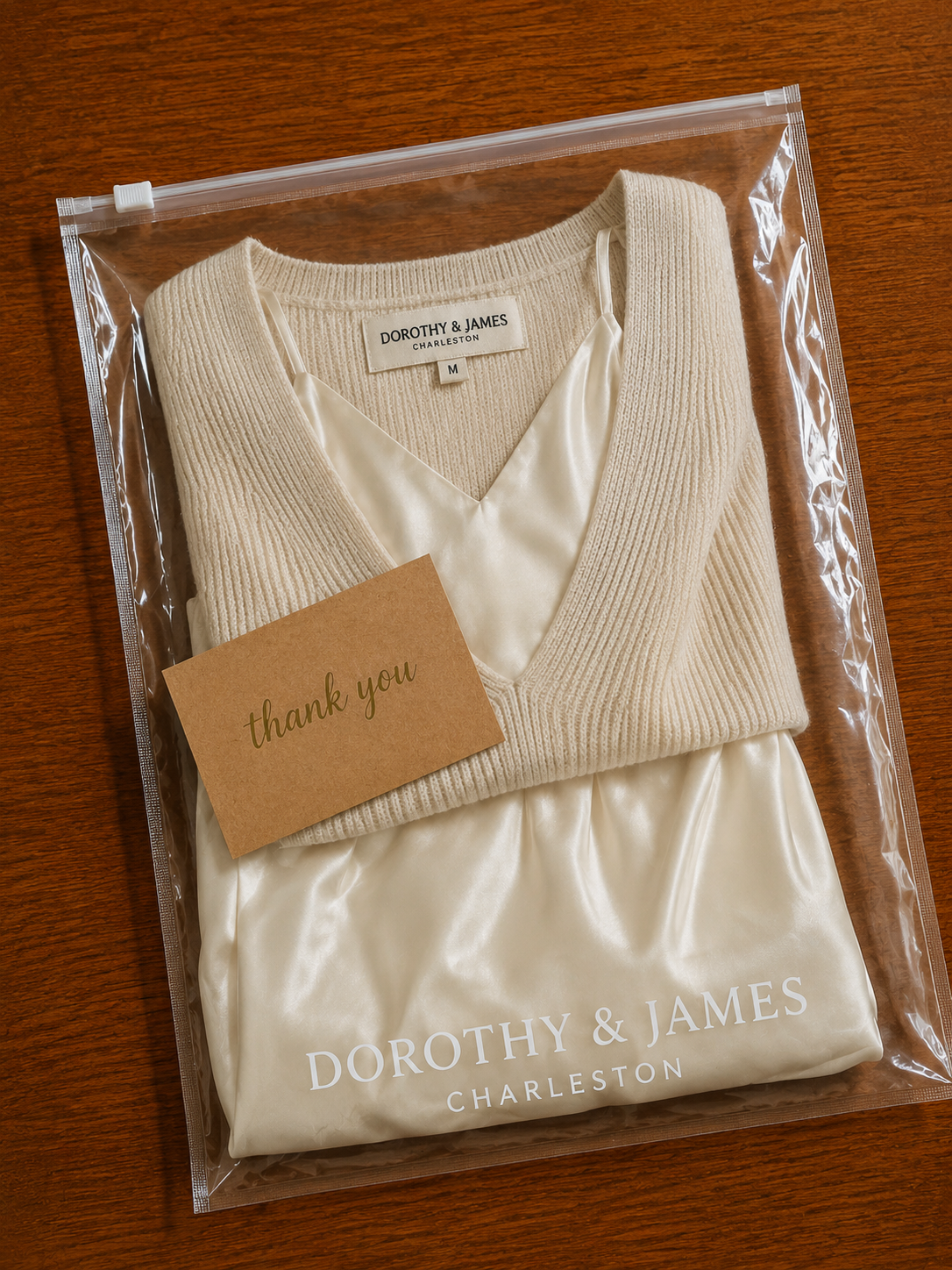 Isolde™ Knit & Satin Ensemble