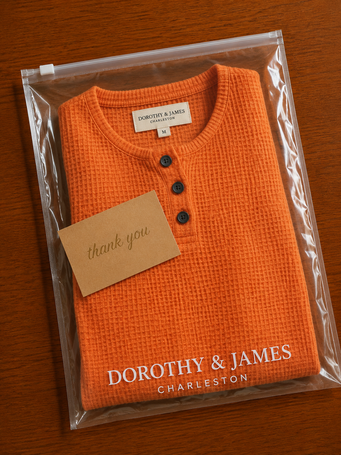 Romy | Relaxed Waffle-Knit Henley Top