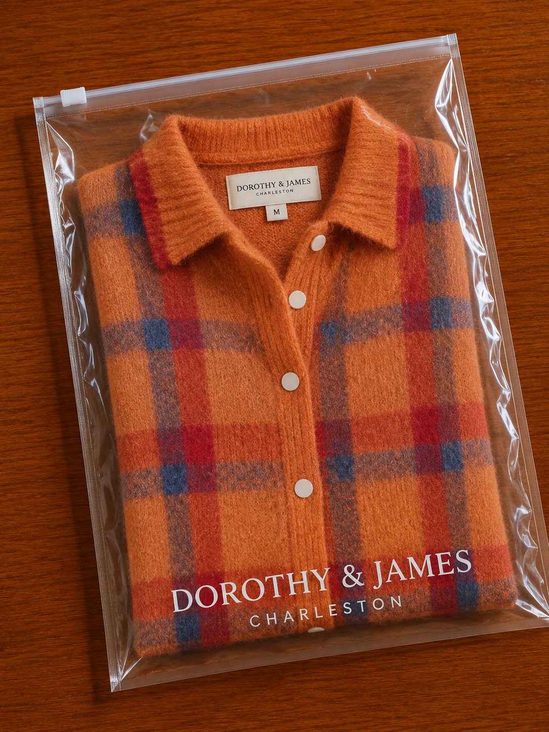 ANNA | PLAID KNIT CARDIGAN