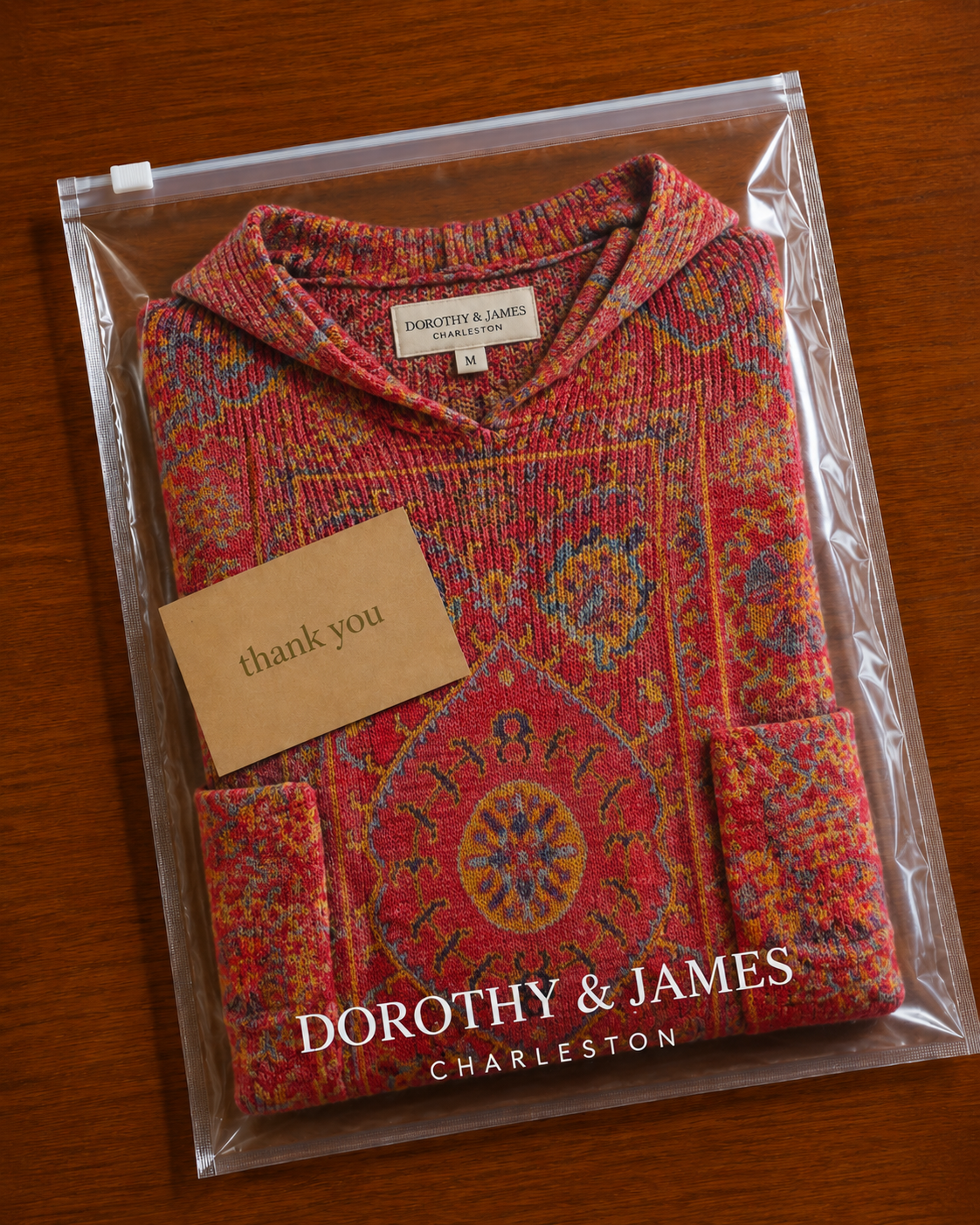 Lizzy | Retro Print Hooded Tunic
